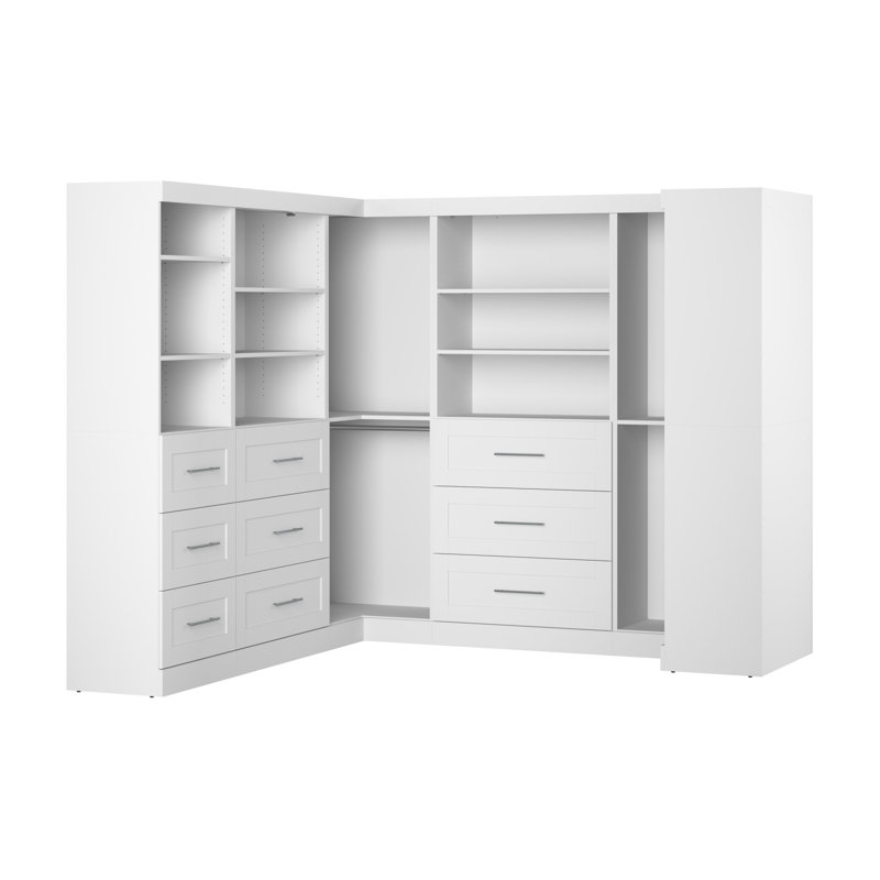 Système d'organisation l 161 po Arlex, Blanc
