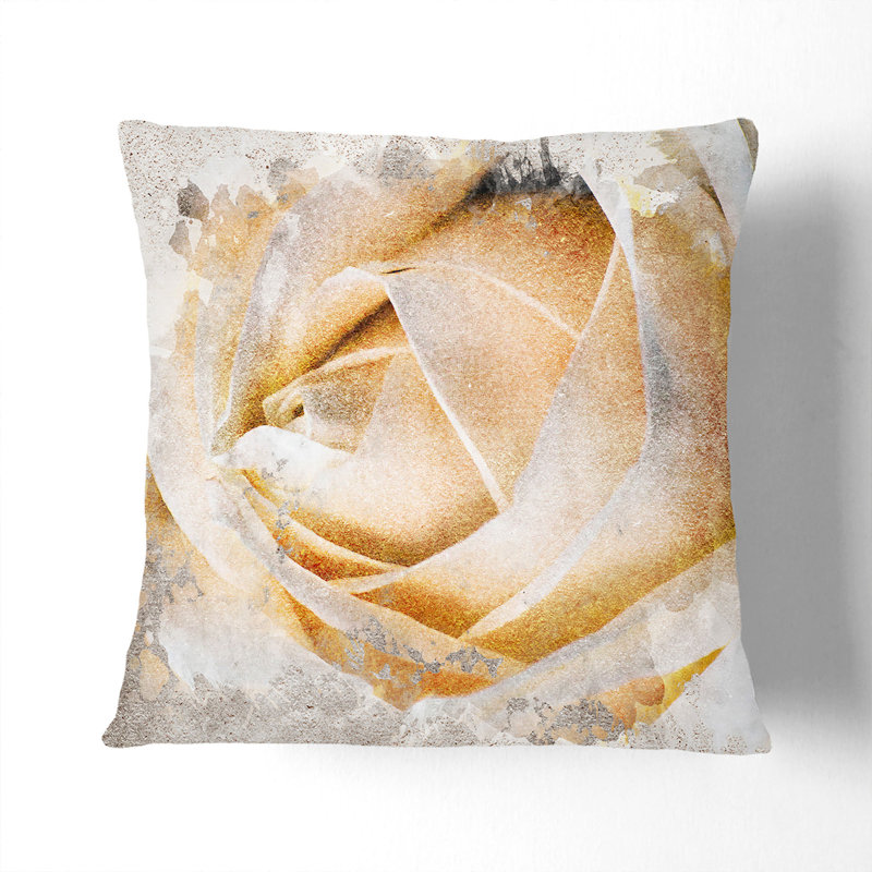 Square Throw Cushion, 40 x 40 cm, Stone