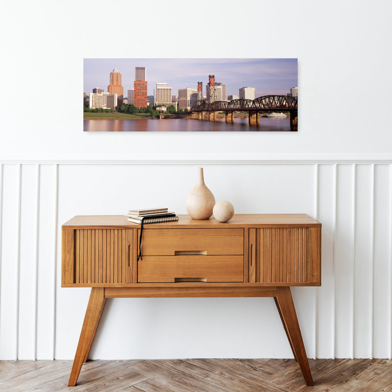 Portland Oregon USA by Craig C. Sheumaker - Wrapped Canvas Panoramic Print, 30.48 cm H x 91.44 cm W