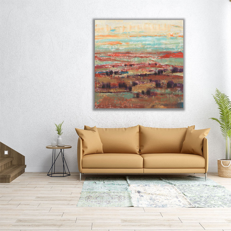 «Divided Landscape II», reproduction d'art sur toile, H 30 po x l 30 po