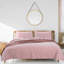Ensemble de draps 100% coton avec poches profondes, draps en percale douillette avec ensemble de literie et de taies d'oreiller 4 pièces, rose floral-398994218-272599465