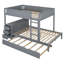 Lit superposé avec lit gigogne, rangement et bureau-971264965-971264966