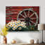 Craighead Countryside Sunflowers By The Wagon Wheel - Art mural tournesols-537644338-782624724-537644329