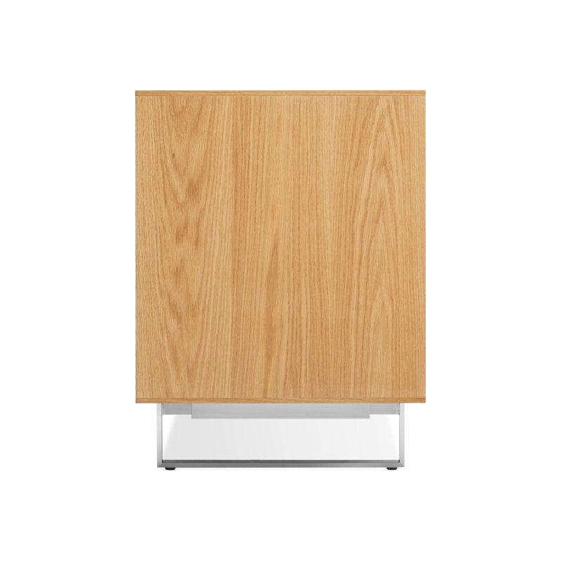 Series 11 6 - Drawer Dresser, Stainless Steel/White Oak