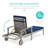 79x26in Acacia Wood Chaise Lounge Chair Recliner, Outdoor Furniture for Patio, Poolside w/Slide-Out Side Table, Foam-Padded Cushion, Adjustable Backrest, Wheels-759299124-759299126