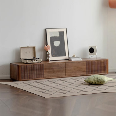 Nordic simple design sense solid wood TV cabinet