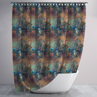 Lacci Floral Shower Curtain