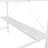 Metal Loft Bed Frame with Desk, Protective Guard Rails and Ladder-705503964