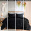 Édredon noir très grand / très grand, conception en microfibre chaude-121394353-121394354