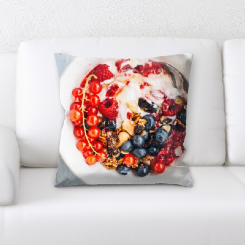 Microsuede Throw Pillow