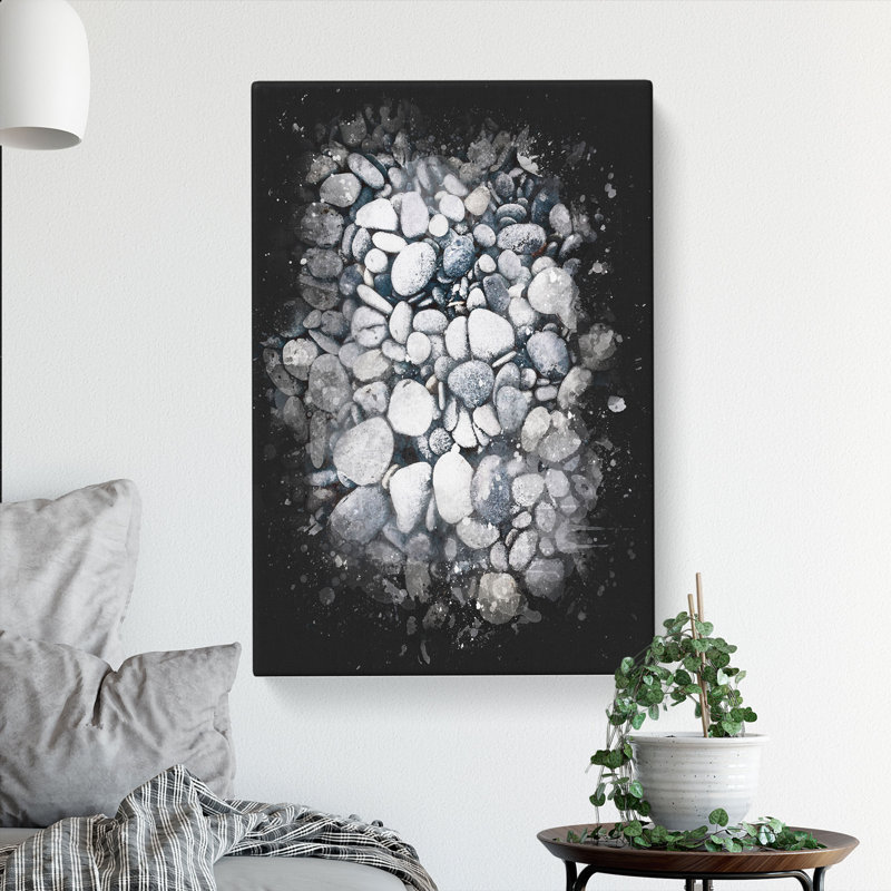 Pebbles - Wrapped Canvas, 60cm H x 40cm W x 4cm D