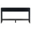 Table d'entrée 59,1 po avec 3 tiroirs, console peinte avec tablette inférieure et poignées en fer, table de canapé minimaliste pour salon, couloir, cuisine, chambre à coucher, bureau-1555266958