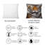 Portrait of A Tigers Face I - Coussin décoratif à imprimé traditionnel-900968883