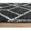 Tapis en laine touffeté à la main à motif géométrique gris-1344170427