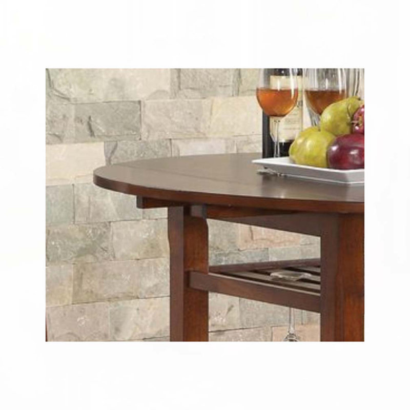 Table à hauteur de comptoir cerisier