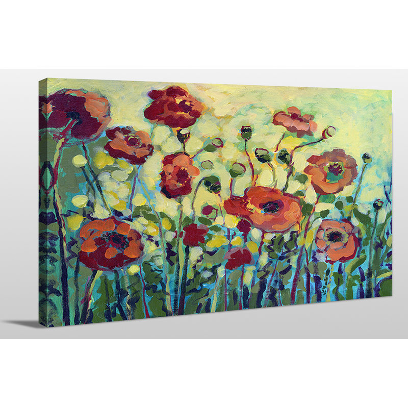 « anitas pops », reproduction d’art sur toile tendue, H 28 po x l 48 po x P 1,5 po