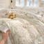 Muti-Floral Pattern Ruffle Laced Cotton Duvet Cover Set-109792750-109792762