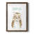 Toile avec cadre en noyer