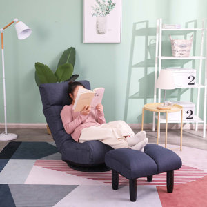Trule Oakdale Upholstered Swivel Accent Chair | Wayfair