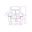 Fauteuil inclinable avec éclairage à DEL Blanche pour un confort et un style modernes, parfait pour la détente et la lecture