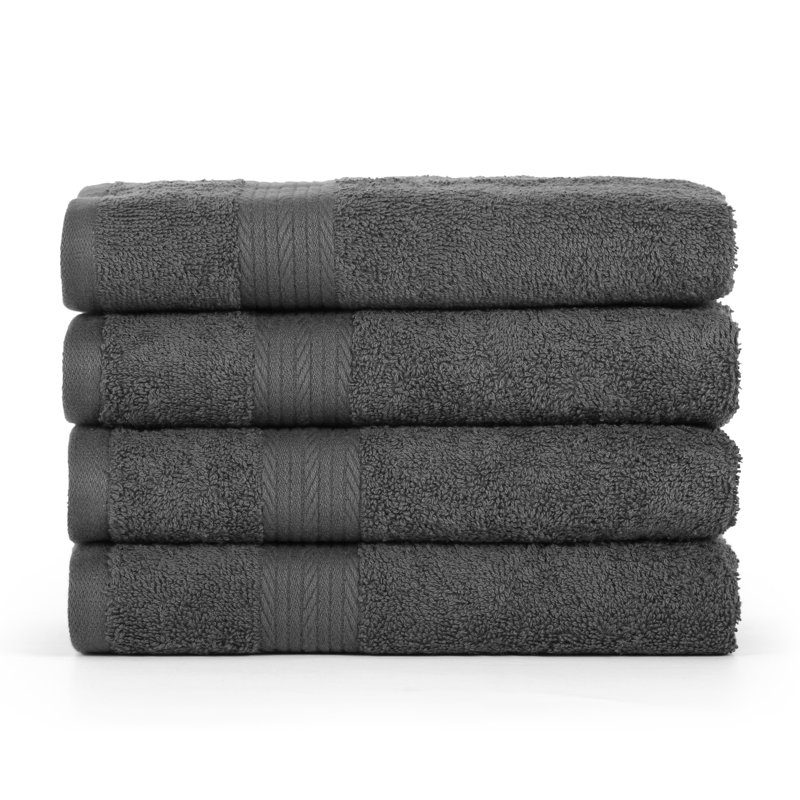 100% Cotton Hand Towels, Grey