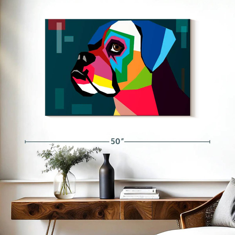 Brampt Boxer, 26" H x 39" W