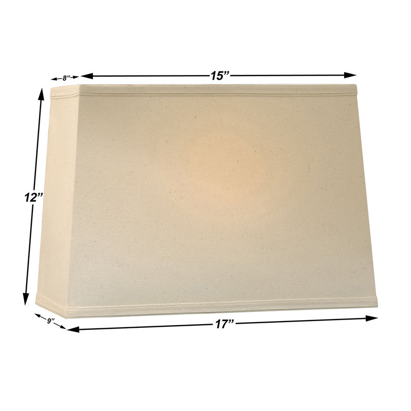 12'' H Fabric Rectangle Lamp Shade
