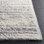 Tapis ivoire / gris en coton touffeté à la main à motif abstrait Kwinton 228-2099403575