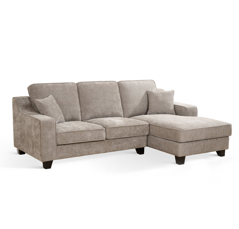 Howington 3 Seater Corner Sofa, Right Hand Facing, Grey