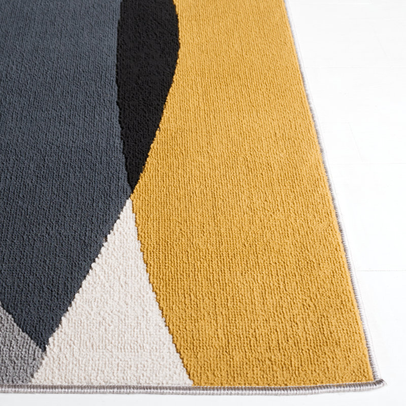 Tapis abstrait Odyssey Performance, Rectangle 5 pi 3 po x 7 pi 6 po