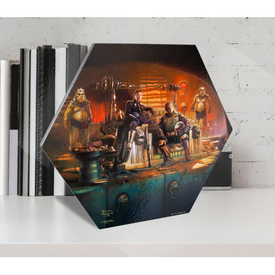 Book Of Boba Fett (A New Beginning) Knexagon Wood Print