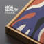 Mid Century Shape Abstract Organic Shapes, reproduction d'art sur toile-98042549-111176216