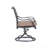 Rectangular 7 Piece 85.83" Long Aluminum Dining Set With Cushions