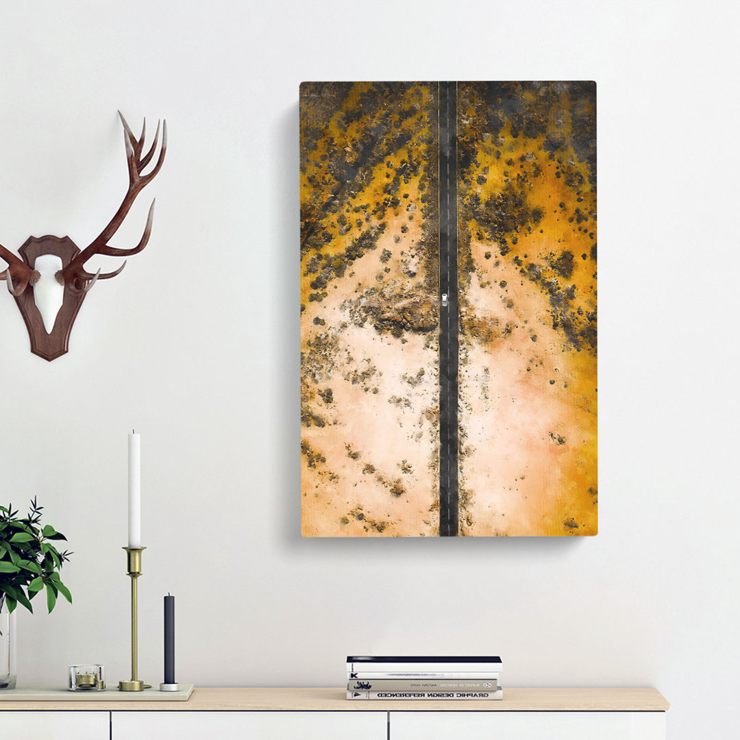 All Alone In The Desert - Wrapped Canvas