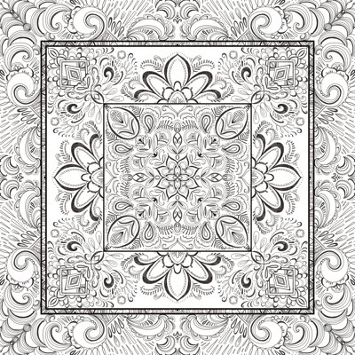 «Abstract Line Work» par Pimlada Phuapradit - reproduction d'art sur toile tendue