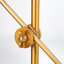Lampe de bureau dorée 26 po Aziel