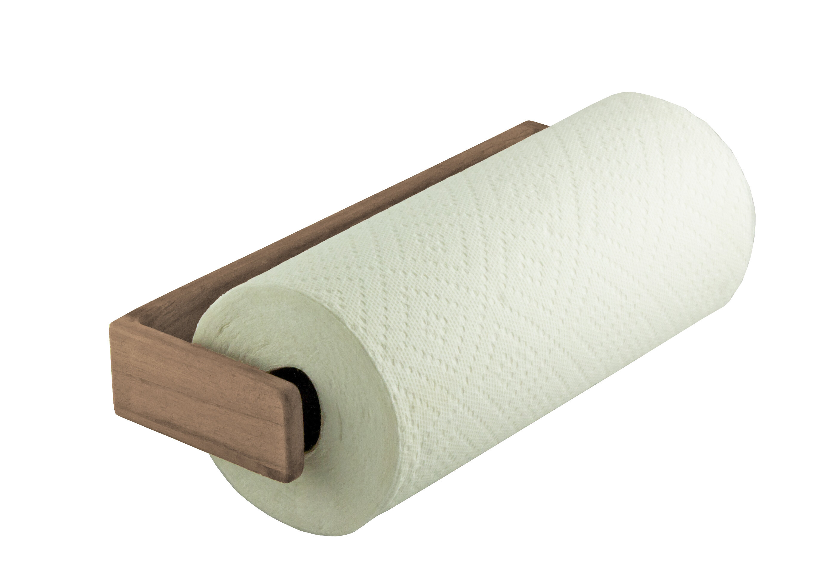 Winston Porter Dalton Wood Wall / Under Cabinet Mounted Paper Towel Holder  & Reviews