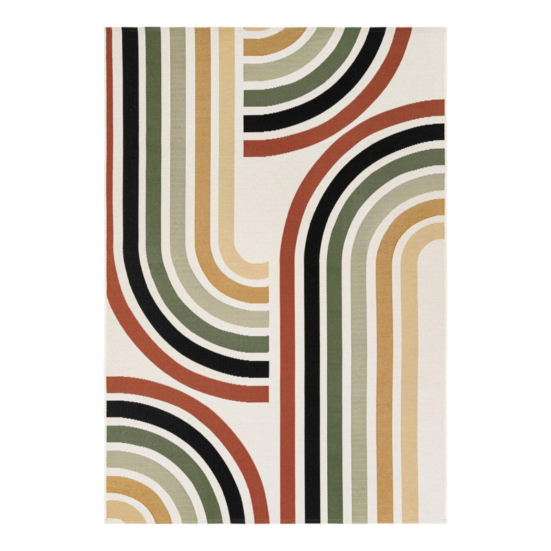 Vibe Hower Indoor/Outdoor Area Rug, Rectangle 5'1" x 8'
