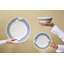 Ribbon Handmade Porcelain Dinner Plate