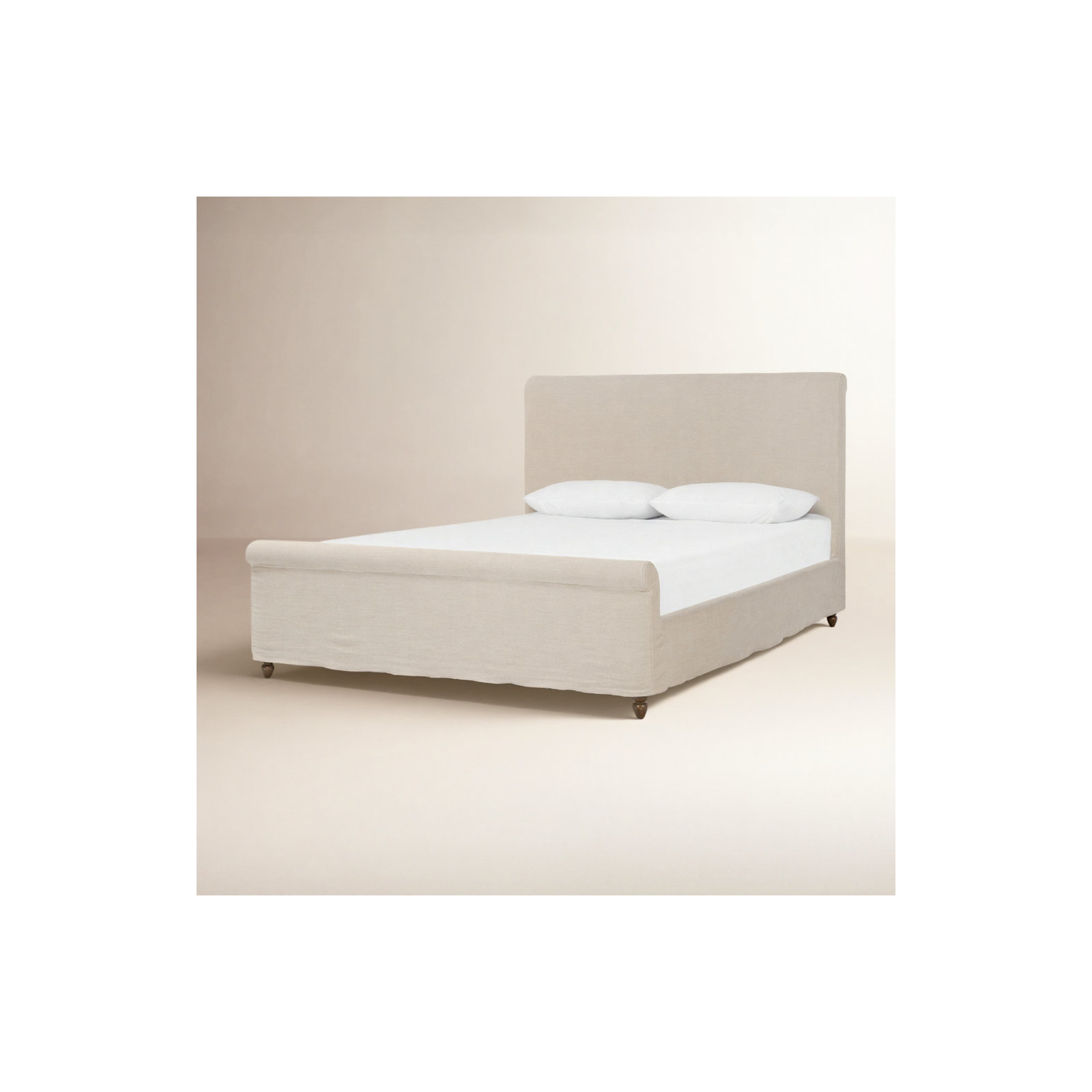 Dalia Bed, Cream, Queen