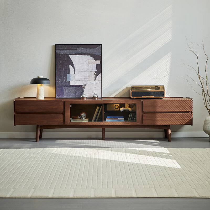 American Retro Solid Wood TV Cabinet