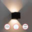 Lampe murale moderne en aluminium imperméable 10 watts blanc froid 4000k, 4000k-1126086150
