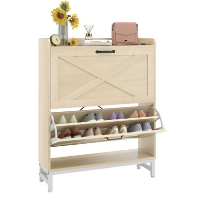 20 Pair Flip Down Shoe Storage
