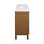 Meuble-lavabo Cascade 48 po en chêne brun-121677768-121677769-121677771