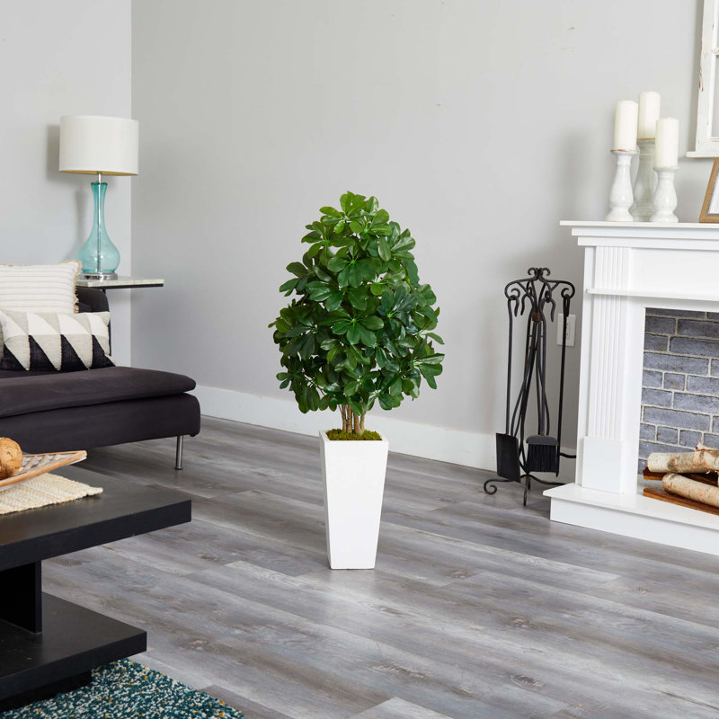 40'' Faux Ficus Plant in Ceramic Planter