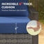 Ensemble de coussins épais de 6 po Ancolonia - Coussins de siège / dossier pour fauteuils pivotants et fauteuils (ensemble de 3)-173609457-173609467