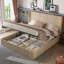 Base de lit plateforme en bois avec rangement-638581816