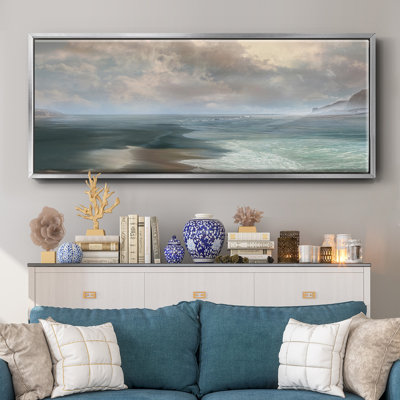 Rushing- Framed Canvas