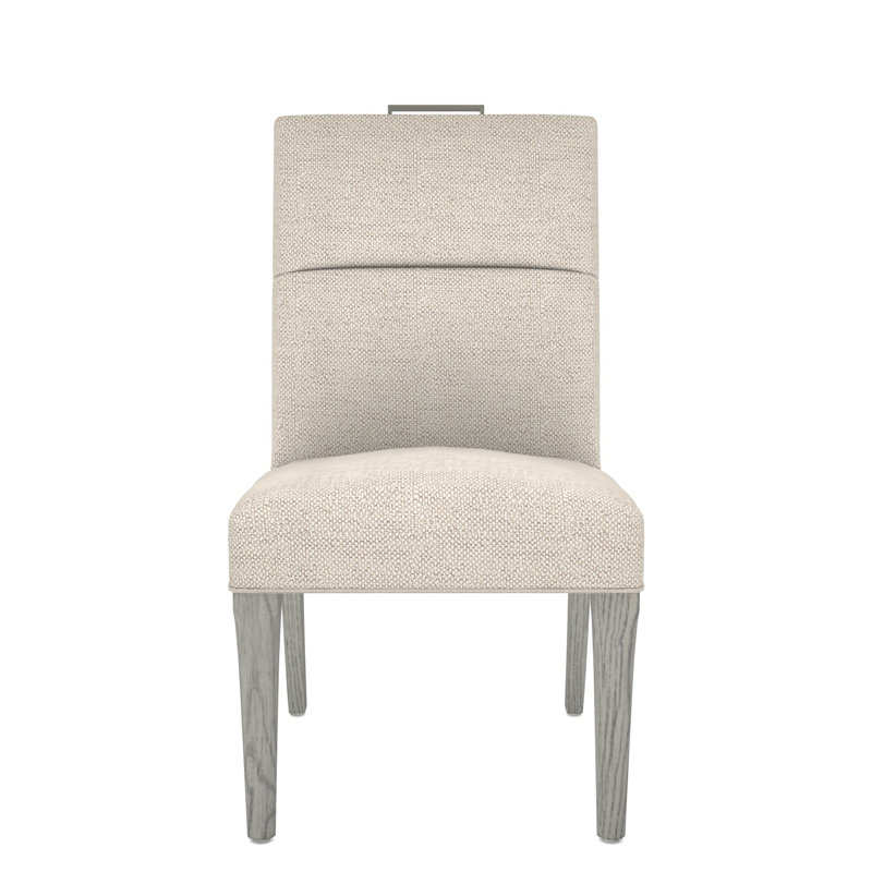 Brattle Road By Thom Filicia 20'' H Upholstered Side Chair, Dove Gray, Impala Linen