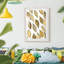 Motif de formes de feuilles II - impression encadrée-100700248-100700250